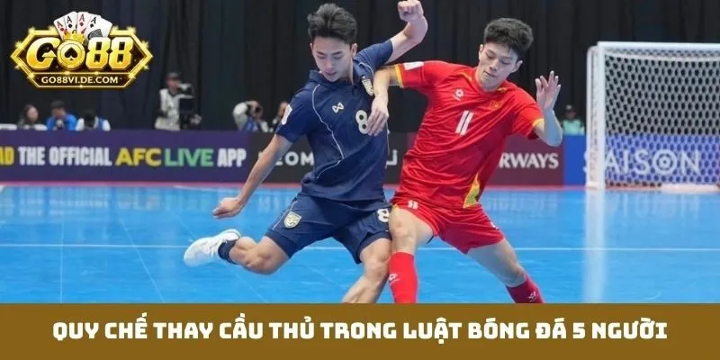 Luật Bóng Đá 5 Người - Cẩm Nang Bỏ Túi Cho Mọi đội tuyển 3 Quy chế thay cầu thủ trong luật bóng đá 5 người